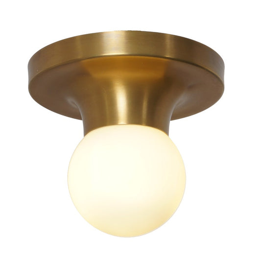 Single Light Globe Brass Sputnik Flush Mount chandelier light Fixture Wall Lamp