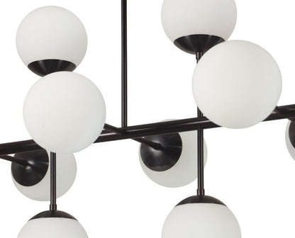 12 Light Globe Mid Century Brass Sputnik Ceiling chandelier light Fixture