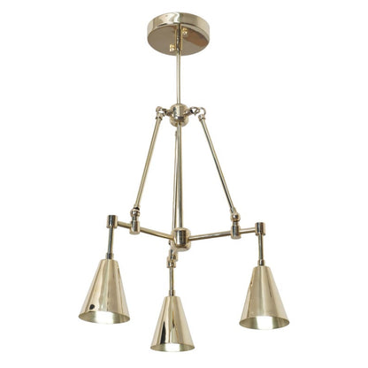 Mid Century Brass Pendant 3 Light Mid Century Brass Sputnik chandelier light Fixture