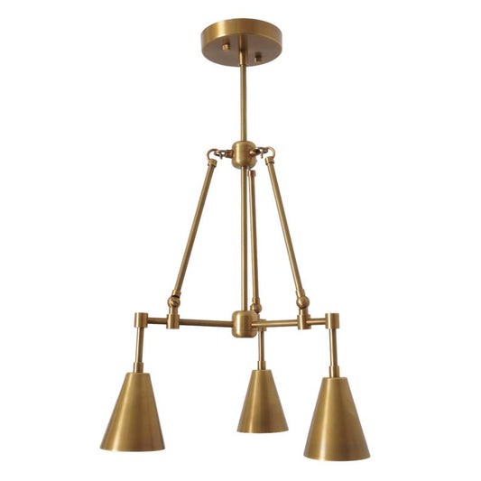 Mid Century Brass Pendant 3 Light Mid Century Brass Sputnik chandelier light Fixture