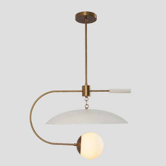 Single Globe Pendant Chandelier Light Fixture Handmade Brass Sputnik Chandelier Ceiling Pendant