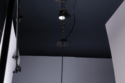Rustic Handmade Copper and Black Chandelier | A Unique Black Chandelier Design