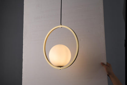 Unique Copper and Glass Chandelier-Elegant Modern Art Deco Pendant Light Fixture for Vintage Interiors