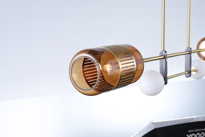 Best Copper Chandelier with Amber Glass – An Icon of Modern Elegance