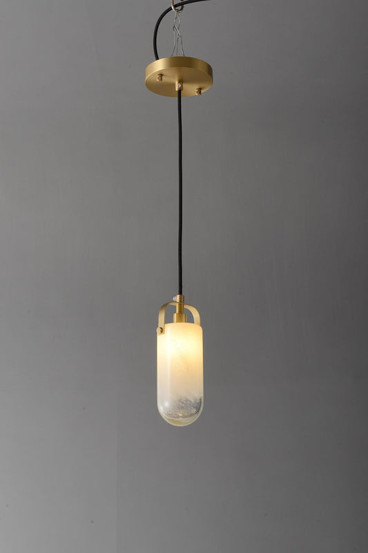 Artisan Brass and Glass Chandelier | Handcrafted Copper Lighting for Luxury Interiors