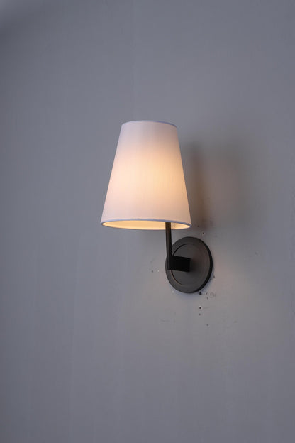 Decorative Wall Lamp| fabric lampshade| Brass Lamp