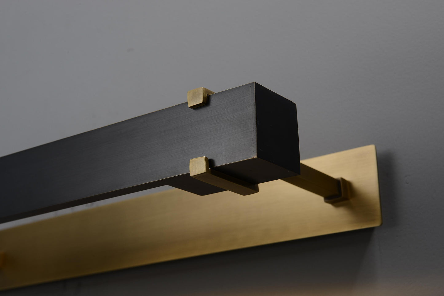 Modern Wall Lamp - Copper Black Lamp with Bronze and Black Accents