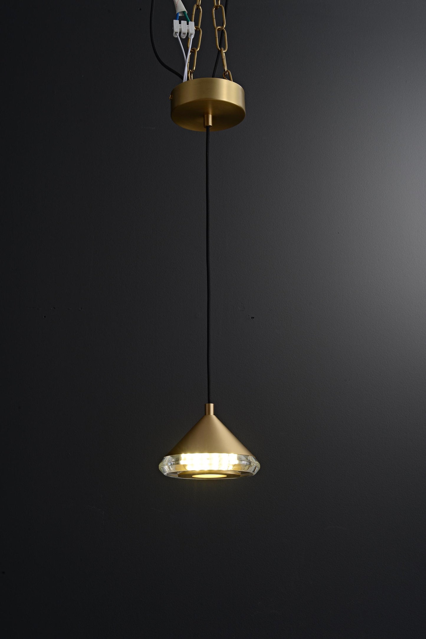 Modern and Vintage Brass Copper Crystal Chandelier - Dining Room Luxury Lighting