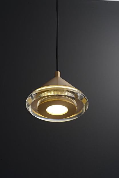 Modern and Vintage Brass Copper Crystal Chandelier - Dining Room Luxury Lighting