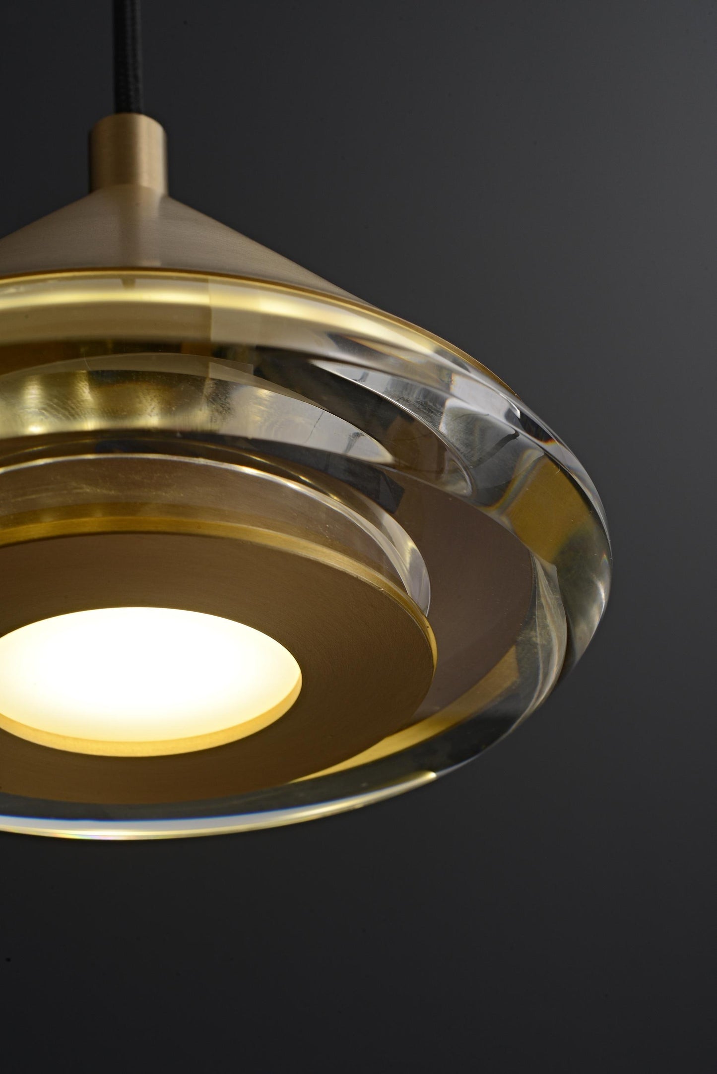 Modern and Vintage Brass Copper Crystal Chandelier - Dining Room Luxury Lighting