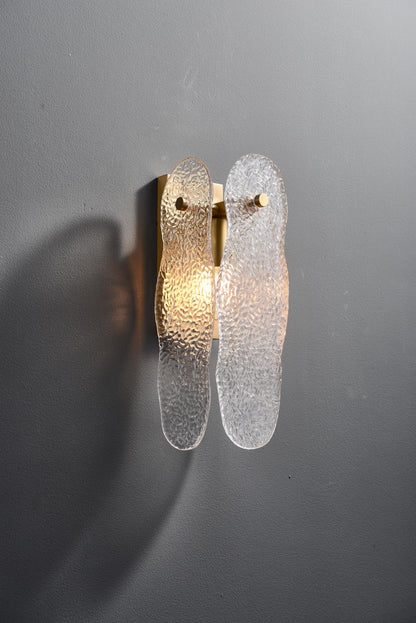 Antique Sconce Glass Copper Brass Wall Sconce Copper Finish