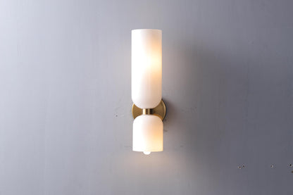 Vintage Industrial Iron and Glass Wall Sconce | Modern Rustic Lighting for Any Space