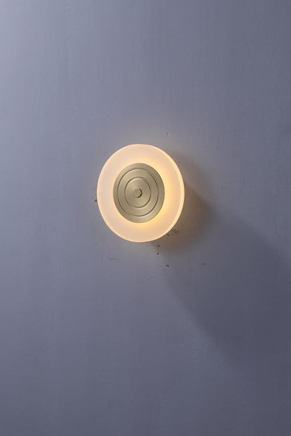 Copper Mid-Century Wall Lamp Acrylic Wall Decor LED Night Light