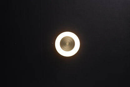 Copper Mid-Century Wall Lamp Acrylic Wall Decor LED Night Light