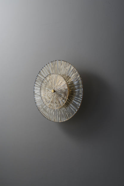 Mid-Century Copper Wall Lamp Custom Night Light Glass Light Fixture