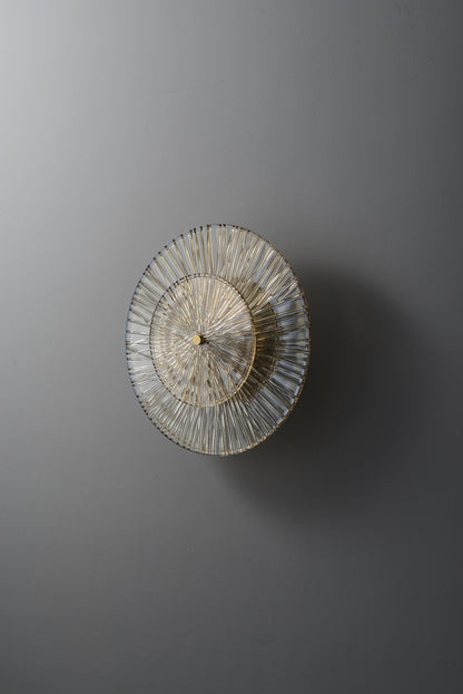 Mid-Century Copper Wall Lamp Custom Night Light Glass Light Fixture