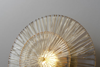 Mid-Century Copper Wall Lamp Custom Night Light Glass Light Fixture