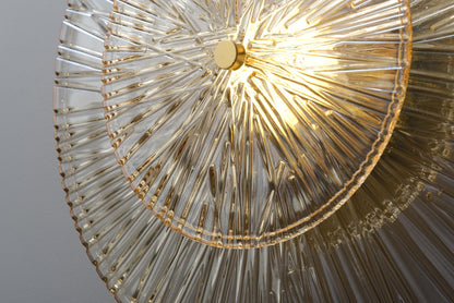 Mid-Century Copper Wall Lamp Custom Night Light Glass Light Fixture