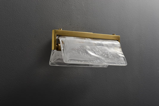 Contemporary Copper Glass Wall Lamp | Designer Copper Wall Lighting Fixtures