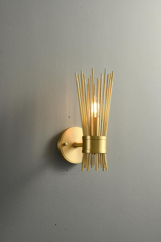 Copper Vintage Sconce – Mid-Century Single Head Light Fixture