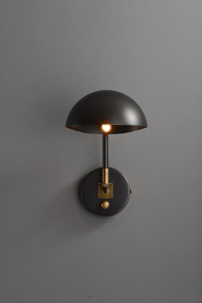 Vintage Lamp | Mid-Century Iron Wall Lamp Light Fixture