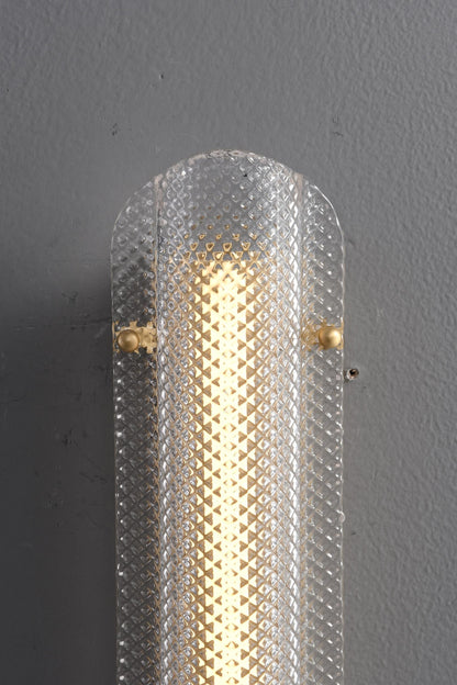 Antique Brass and Copper Wall Lamp, Glass Sconce – Decorative Lighting Fixture for Modern Living Rooms