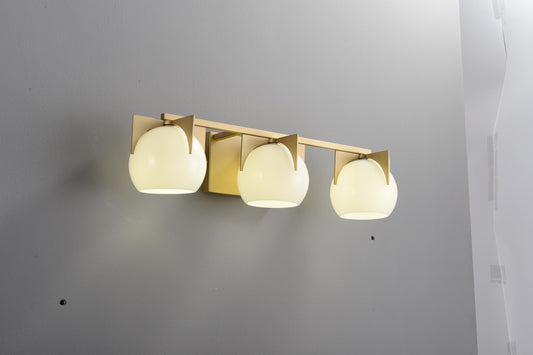 Vintage Copper Wall Light | Modern Iron and Glass Wall Lamp | Decorative Industrial Sconce