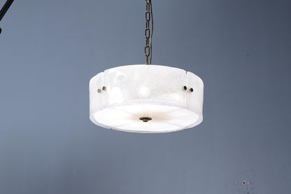 Designer Copper Glass Ceiling Fixture | Modern Elegant Pendant Light with Stylish Charm