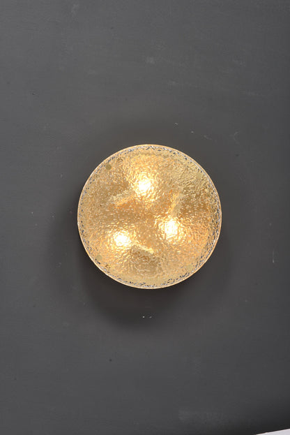 Copper and Glass Ceiling Light – Contemporary Pendant Lamp with Modern Industrial Elegance, Vintage Luxurious Design