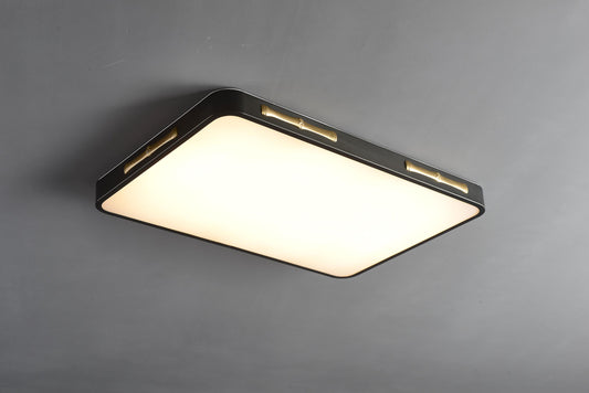 Fashionable Copper and Black Ceiling Fixture | Modern Acrylic Pendant Light