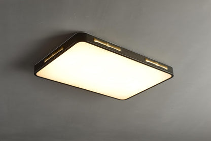 Fashionable Copper and Black Ceiling Fixture | Modern Acrylic Pendant Light