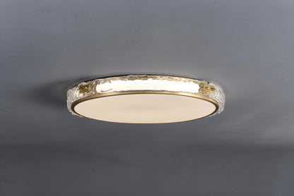 Vintage Copper and Black Ceiling Lamps with Glass Shade for Contemporary Homes