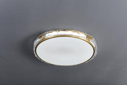 Rustic Copper Ceiling Light with Glass | Copper and Glass Pendant for Modern Interiors