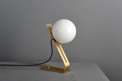 Luxury Copper and Black Glass Table Lamp with Vintage Industrial Style for Bedrooms, Side Tables, and Desks