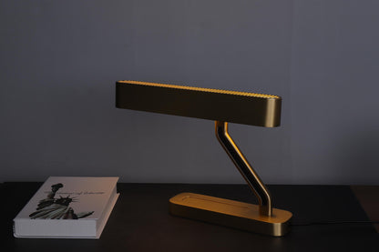 Trendy Copper Table Lamp with Acrylic Shade | Stylish and Unique Design, Modern Desk Light, and Elegant Industrial Copper Lighting