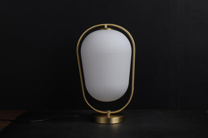 High-Quality Copper Table Lamp with Sleek Aluminum Stand | Minimalist Design for Modern Desk Lighting
