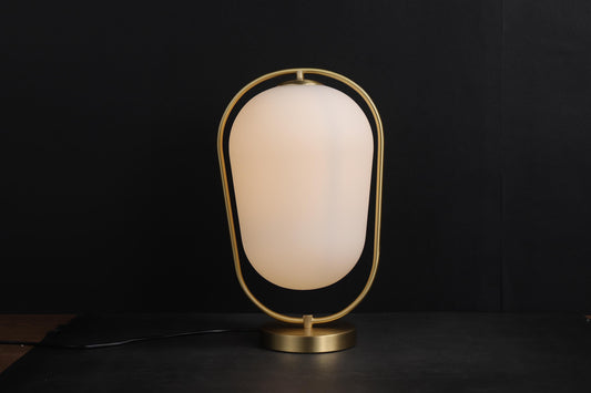 High-Quality Copper Table Lamp with Sleek Aluminum Stand | Minimalist Design for Modern Desk Lighting