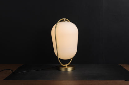 High-Quality Copper Table Lamp with Sleek Aluminum Stand | Minimalist Design for Modern Desk Lighting