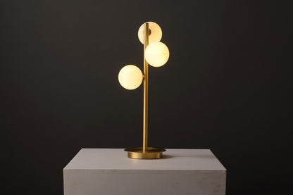 Rustic Copper Table Lamp with Glass Shade | Handcrafted Lighting for Antique, Vintage, and Modern Homes