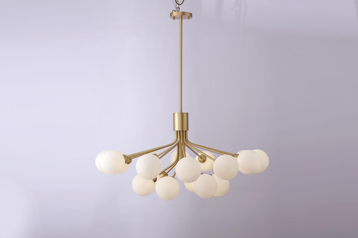 Industrial Vintage 18-Lights Design Copper and Glass Chandelier | Handcrafted Rustic Copper Pendant Lighting Fixture