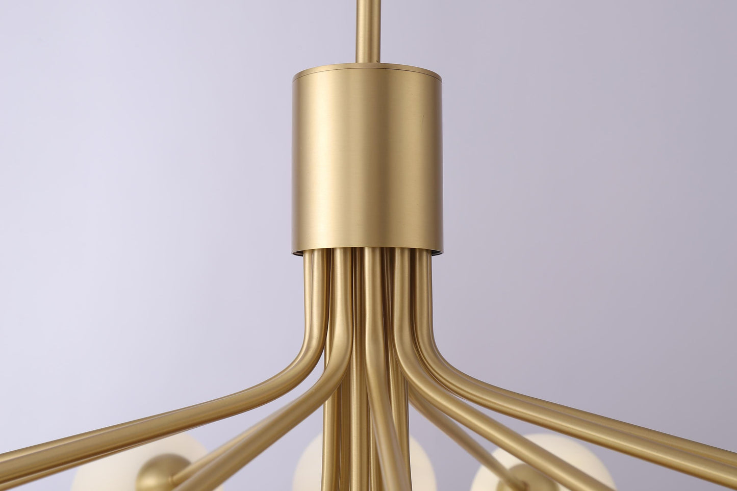 Industrial Vintage 18-Lights Design Copper and Glass Chandelier | Handcrafted Rustic Copper Pendant Lighting Fixture