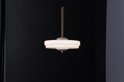 Stylish Copper Glass Chandelier – Marble Accents in a Luxury Copper Fixture