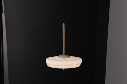 Stylish Copper Glass Chandelier – Marble Accents in a Luxury Copper Fixture
