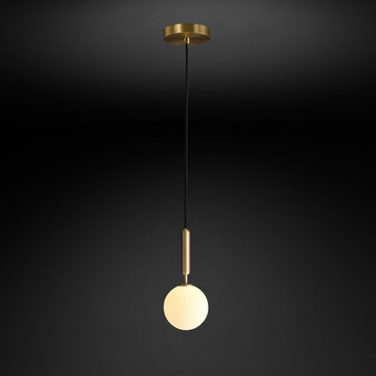 Vintage Copper Chandelier with Glass | Chic Copper Glass Pendant Light | Contemporary Copper and Black Fixture
