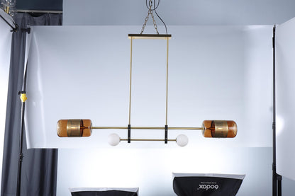 Best Copper Chandelier with Amber Glass – An Icon of Modern Elegance