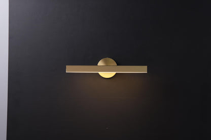 Vintage Copper Wall Light - Copper Wall Lamp with Elegant Black Accents