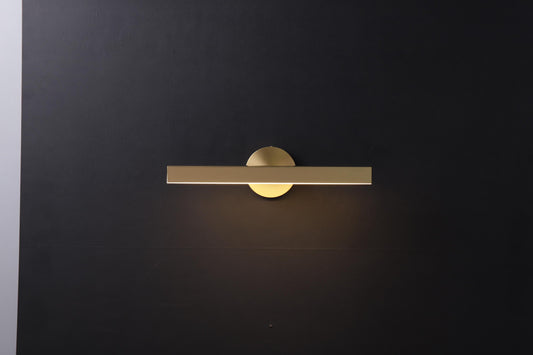 Vintage Copper Wall Light - Copper Wall Lamp with Elegant Black Accents