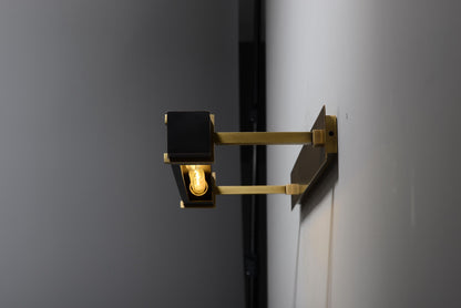Modern Wall Lamp - Copper Black Lamp with Bronze and Black Accents