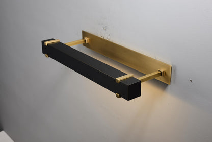 Modern Wall Lamp - Copper Black Lamp with Bronze and Black Accents