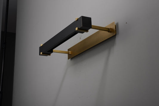 Modern Wall Lamp - Copper Black Lamp with Bronze and Black Accents